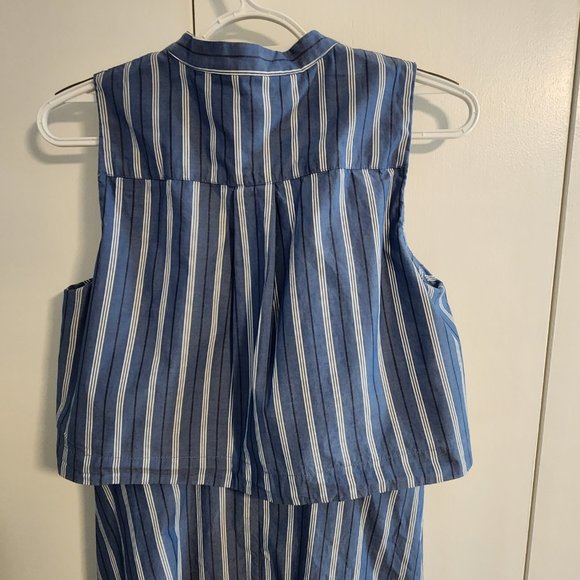 BCBGMaxAzria Sleeveless Calypso Button Down Midi Dress - Popover Back | Size S - Picture 7 of 9